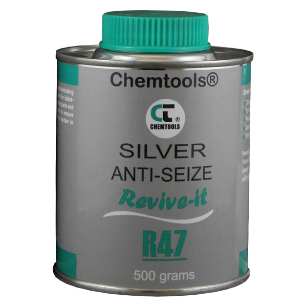 CHEMTOOLS SILVER GRADE ANTI SEIZE 500G BRUSH TOP 